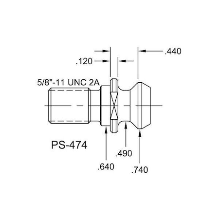 Tj Davies Co Solid Retention Knob PS-474